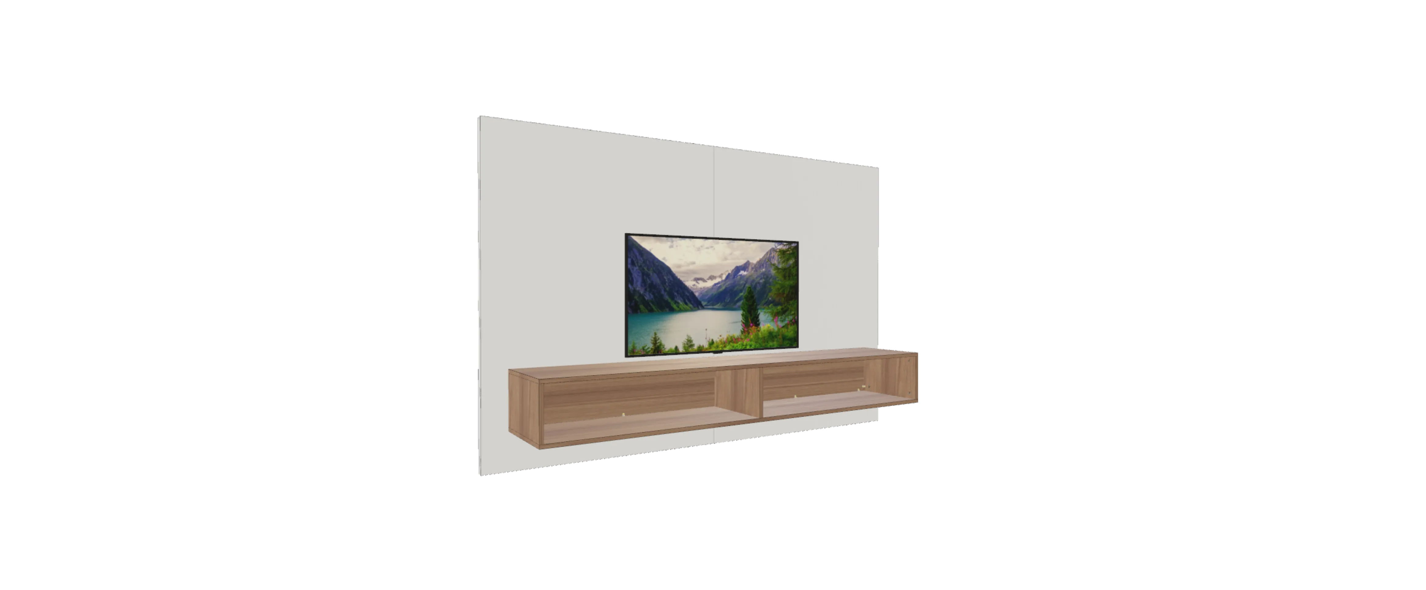 Painel de TV com Nicho - Sob Medida e Personalizado