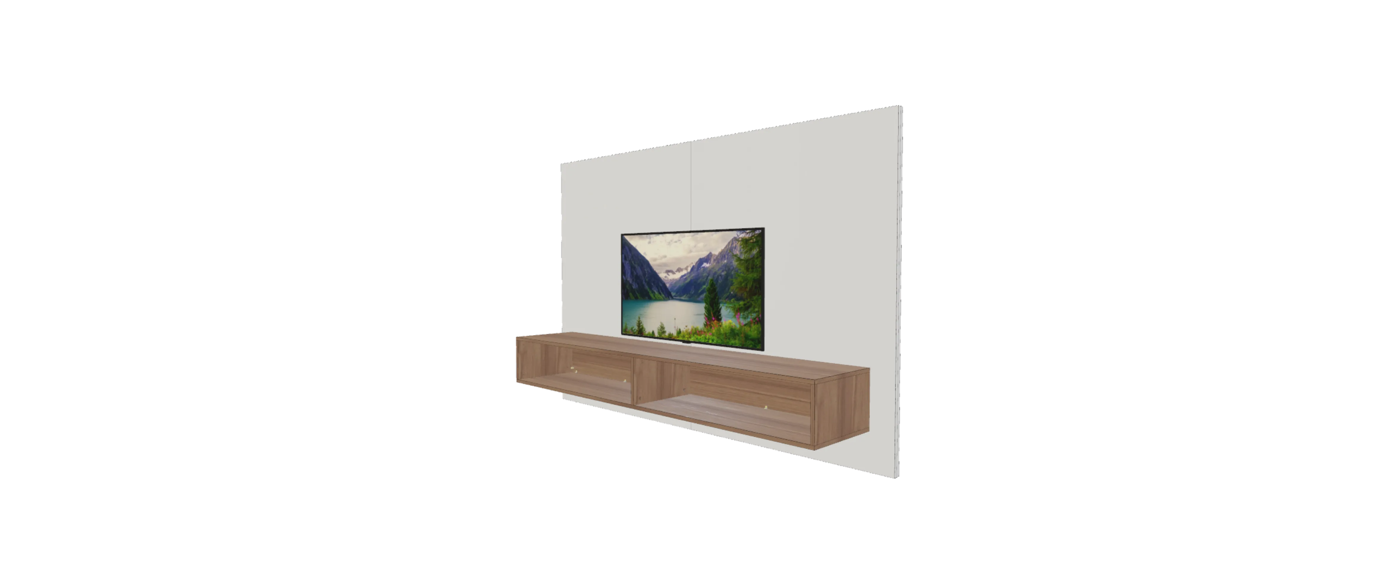 Painel de TV com Nicho - Sob Medida e Personalizado